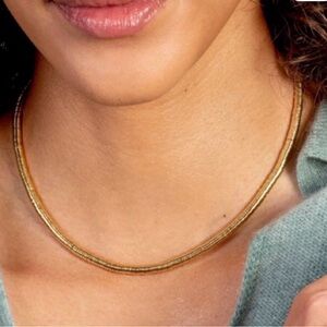 Gorjana Margot Necklace- 18k gold plated discs. Very hard to find.